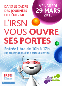 Journée Portes ouvertes du site IRSN de Fontenay-aux-Roses le 29 mars 2013
