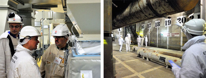 Visite dans le cadre de l'instruction de l'étape 1 de démantèlement du réacteur EDF Chinon A3 (Indre-et-Loire)