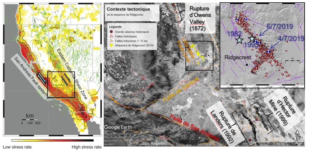 séismes de Ridgecrest (Californie, Etats-Unis) des 4 et 6 juillet 2019 