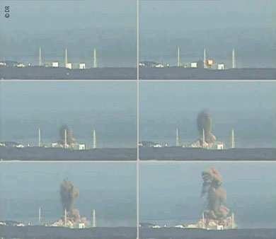 14 mars 2011, 11h01 : Explosion au niveau du réacteur n°3 de la centrale de Fukushima-Daiishi