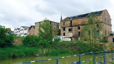 Ancienne usine contaminée à Pargny-sur-Saulx (Marne)