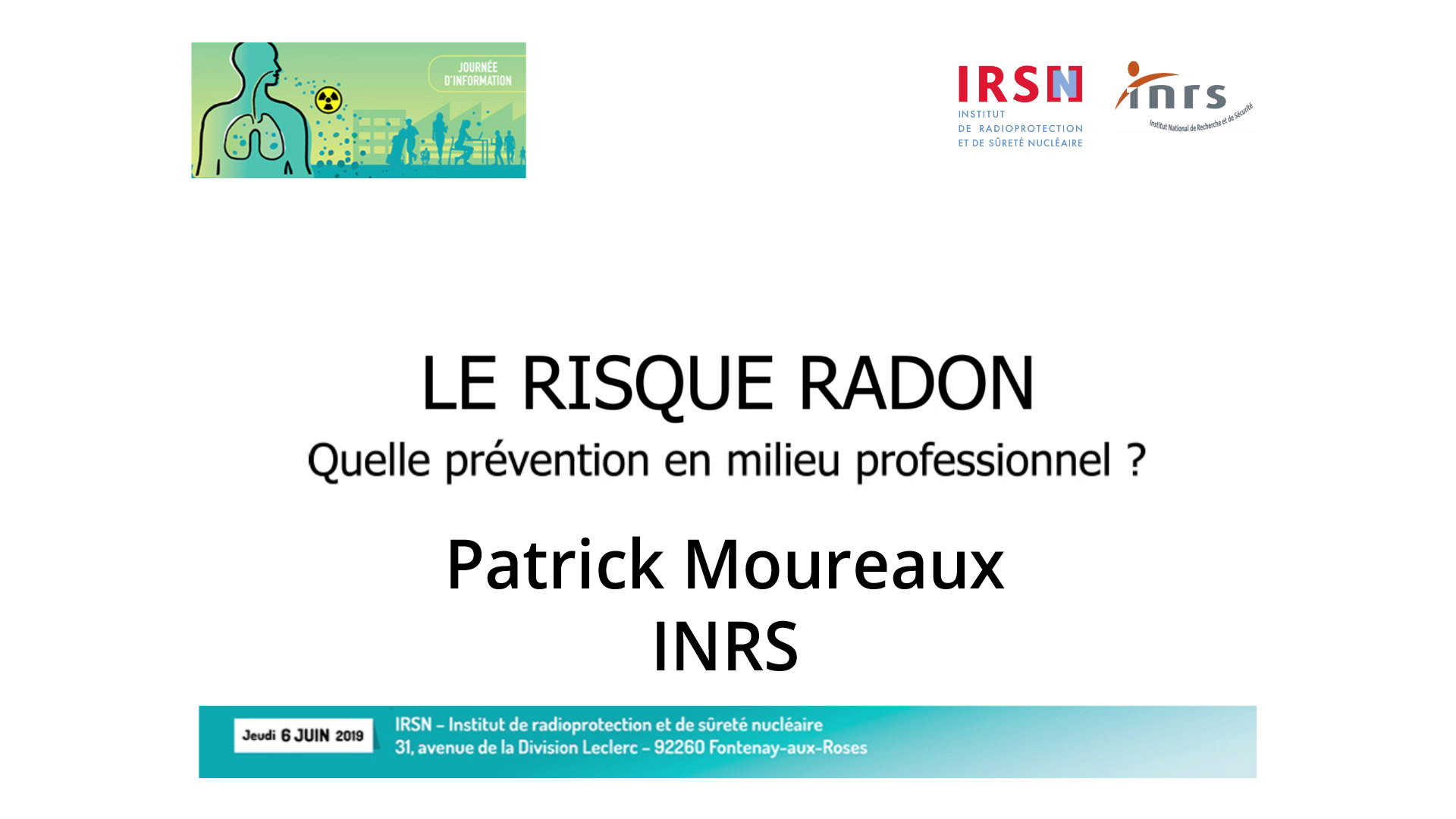Conclusion par Patrick MOUREAUX, INRS
