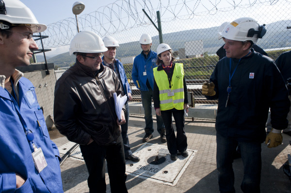 Visite d'experts de l'IRSN à la centrale nucléaire de Cruas