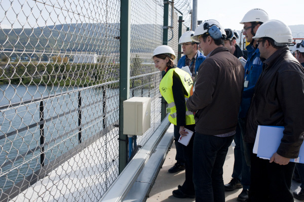 Les experts IRSN lors de l'inspection ciblée à la centrale nucléaire de Cruas