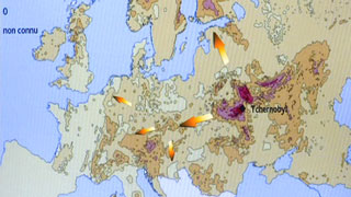 Déplacement sur l'Europe du nuage radioactif consécutif à l'accident de la centrale de Tchernobyl en 1986 @IRSN