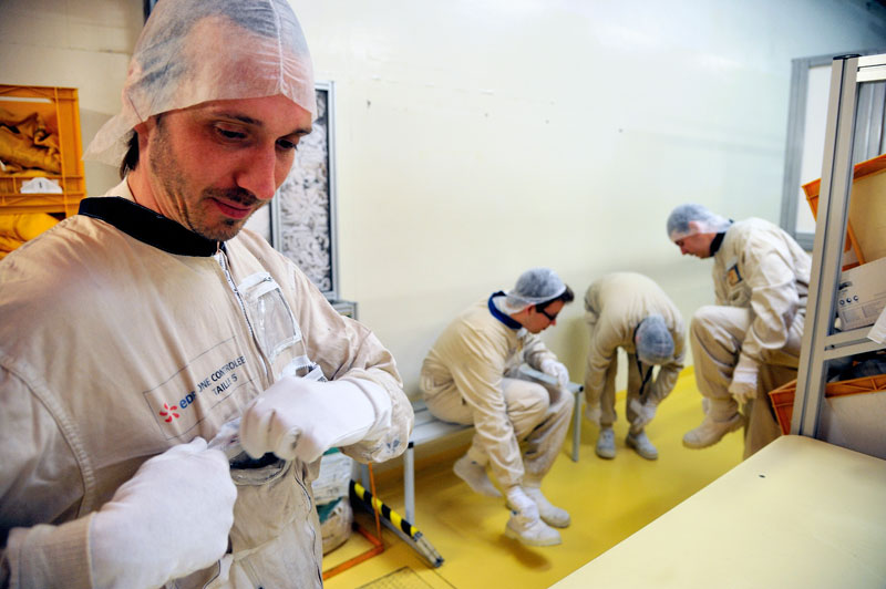 Protection des travailleurs sur le chantier de démantèlement du réacteur nucléaire Chinon A3 