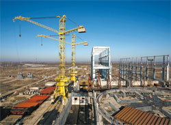 Construction de la centrale de Béléné (Bulgarie).©ValentinaPetrova/AFP