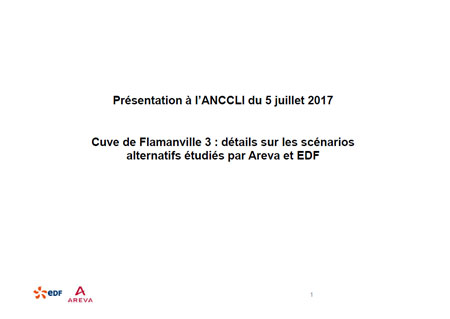 Cuve de Flamanville 3 : détails sur les scénarios alternatifs étudiés par Areva et EDF