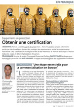 Équipements de protection : Obtenir une certification