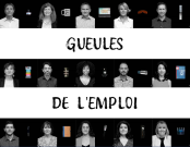 Affiche de l'exposition des Gueules de l'emploi