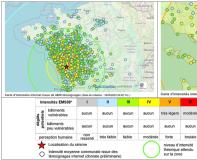 Séisme de l'ouest de la France du 16 juin 2023 - Carte d’intensités macrosismiques issue de 4488 témoignages