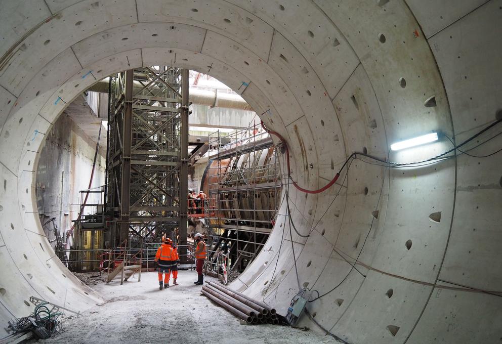 Cosea- Construction des tunnels