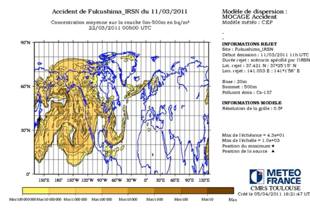 Modélisation de la dispersion des rejets radioactifs dans l’atmosphère à l’échelle globale.jpg
