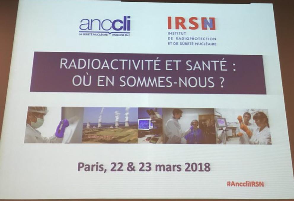 Séminaire IRSN-ANCCLI Radioactivité et Santé