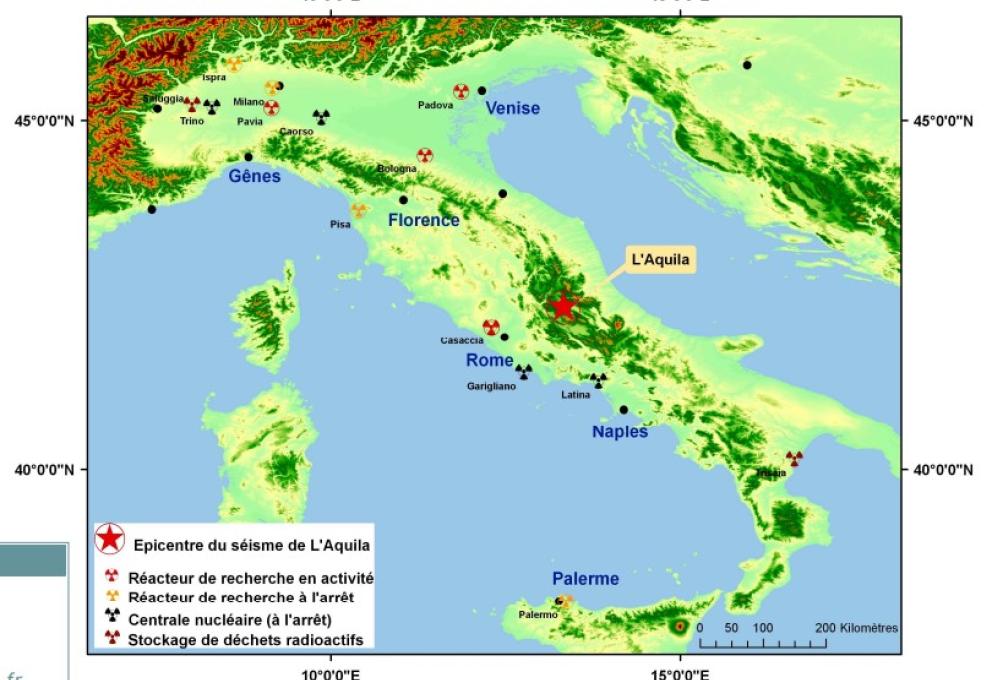 Séisme de l'Aquila  en Italie du 6 avril 2009 - Mise à jour